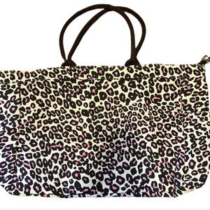 Wild Style Leopard Tote - Pink and Black